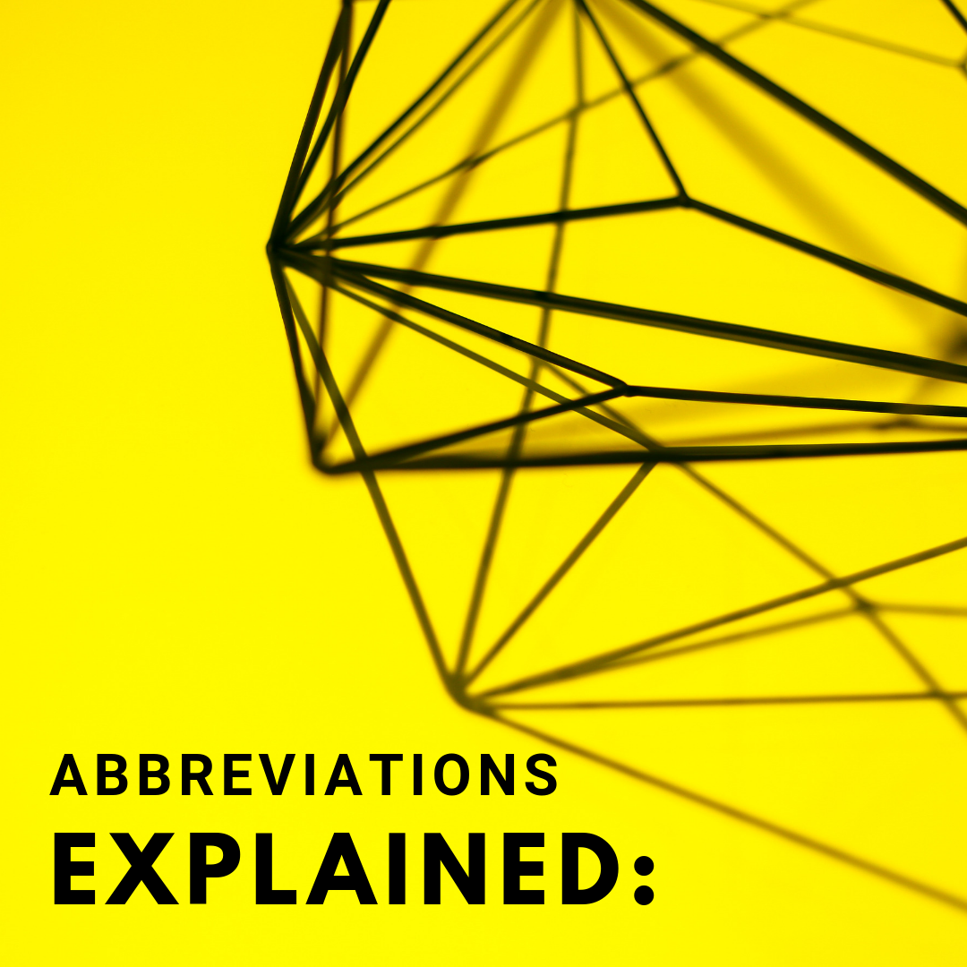 Abbreviations explained